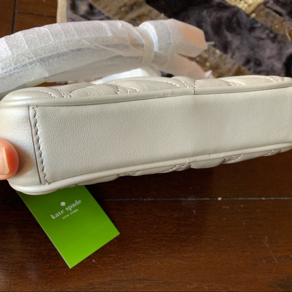 ⛔️SOLD⛔️Authentic Kate Spade Quilted leather Crosb - Picture 8 of 8